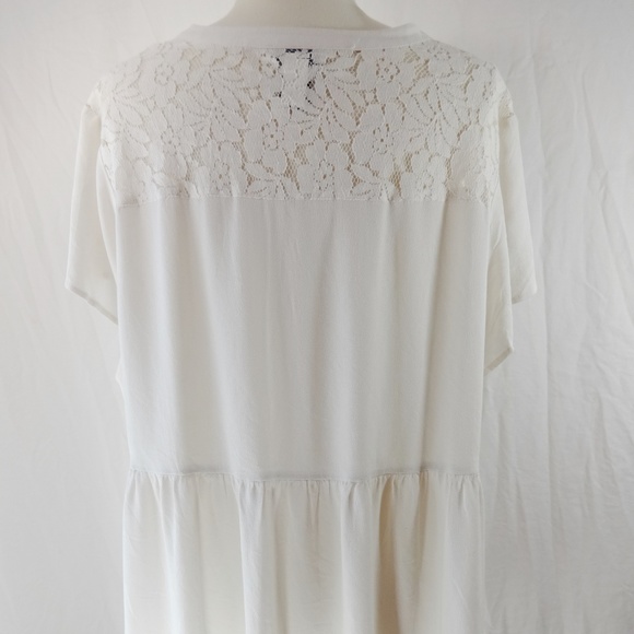 TORRID White Button Top Size 1X - Picture 4 of 7